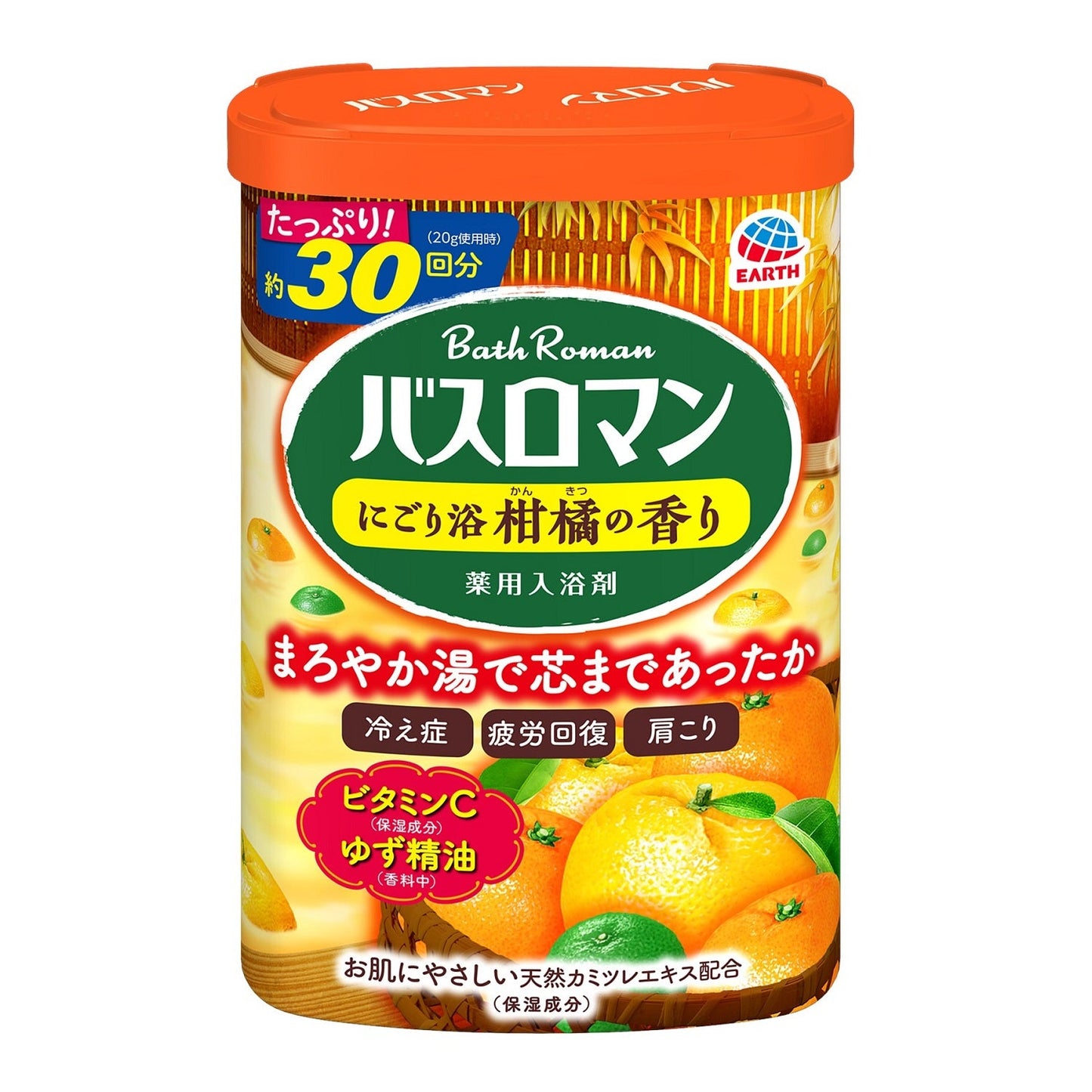 バスロマン にごり浴柑橘の香り 600g