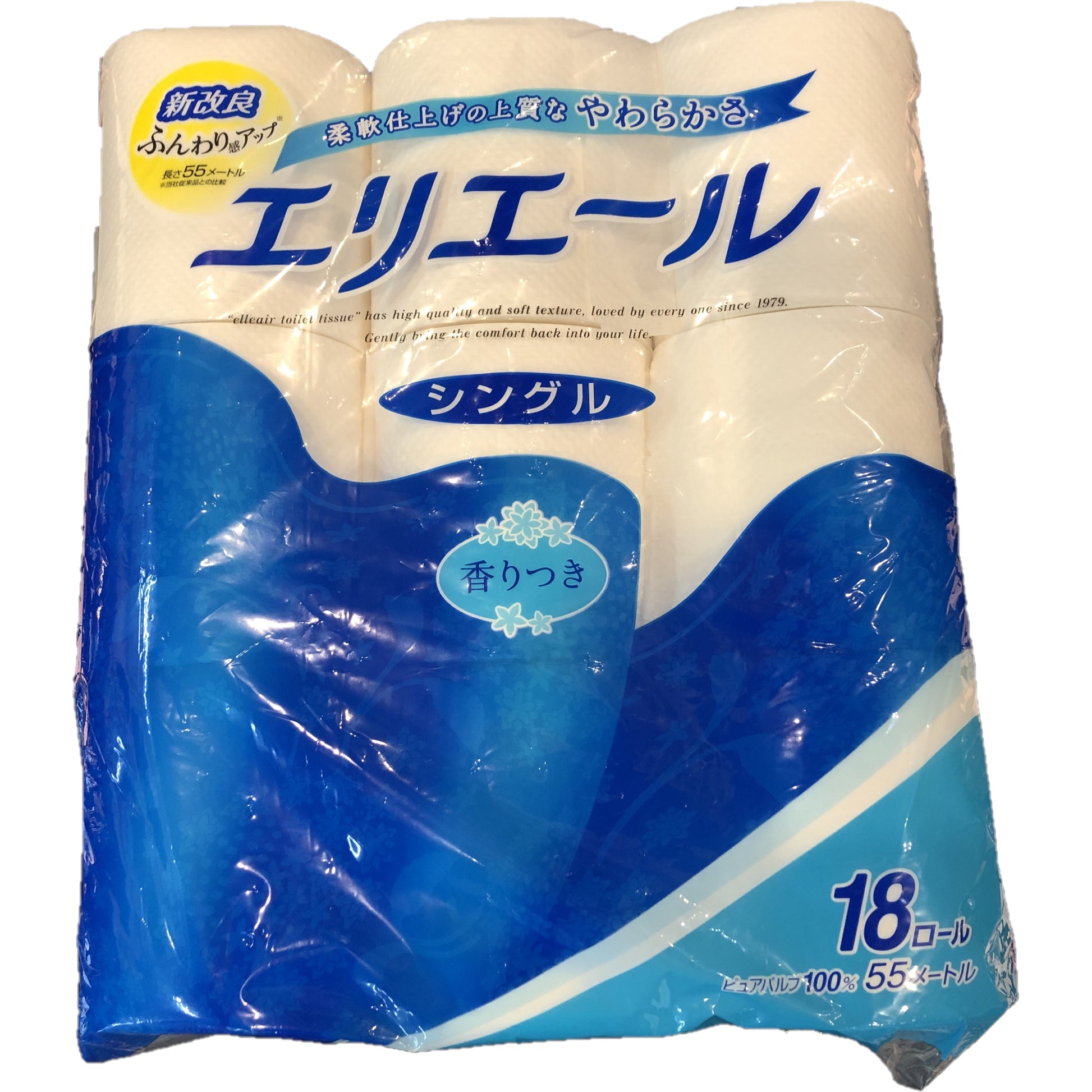 エリエールトイレットティシュー１８Ｒシングル 18巻