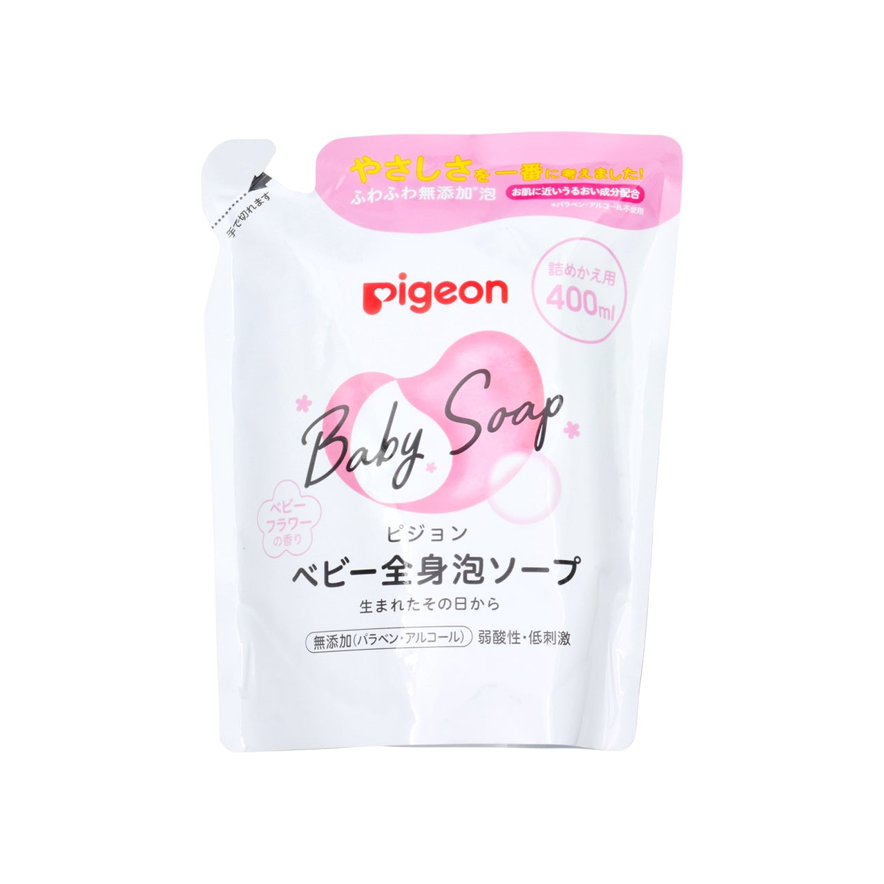 全身泡ソープ ベビーフラワーの香り詰めかえ用４００ｍｌ