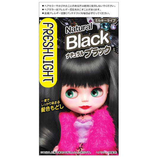 フレッシュライト ミルキー髪色もどし ナチュラルブラック 60g+60ml