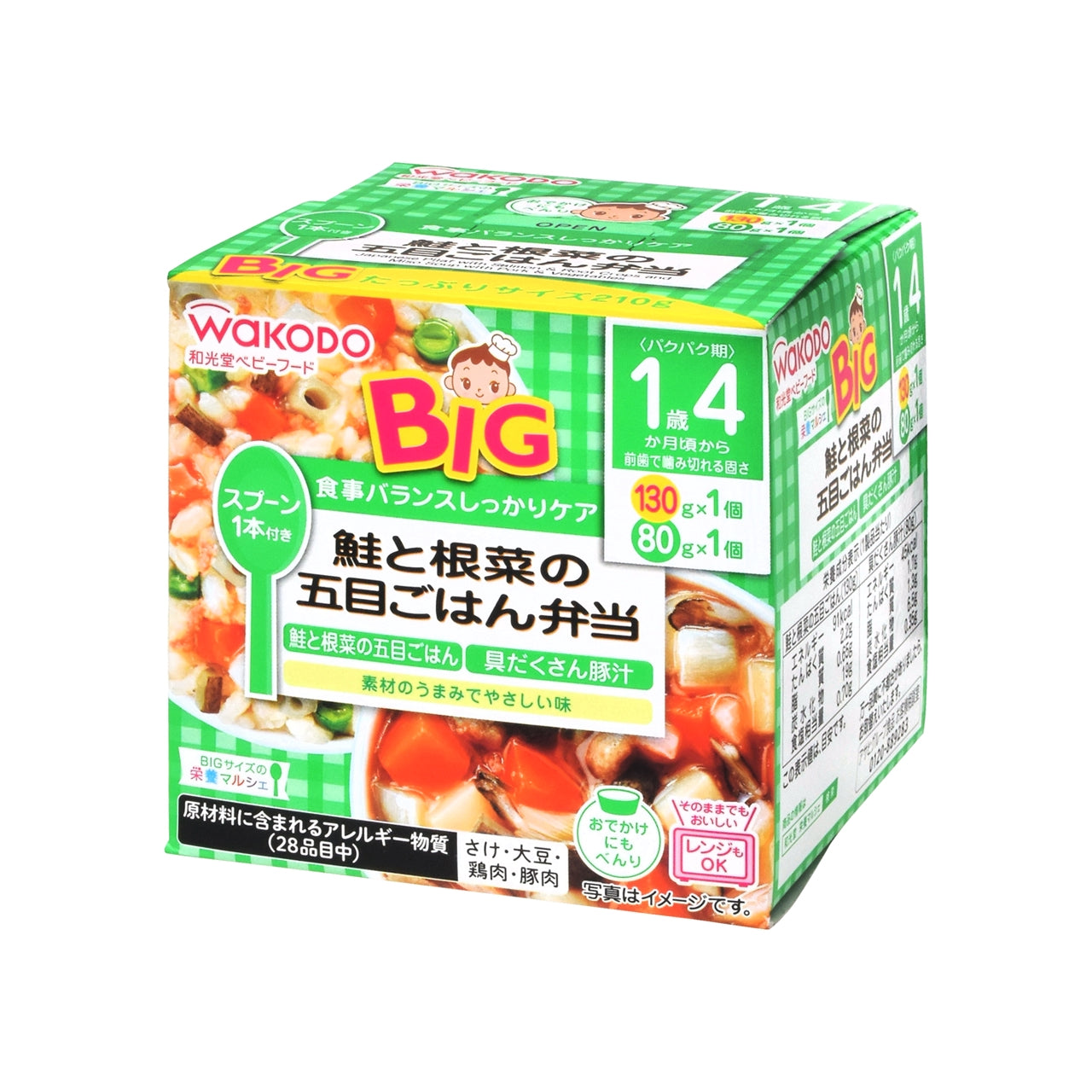 和光堂 ＢＩＧマルシェ 鮭と根菜の五目ごはん弁当 210g