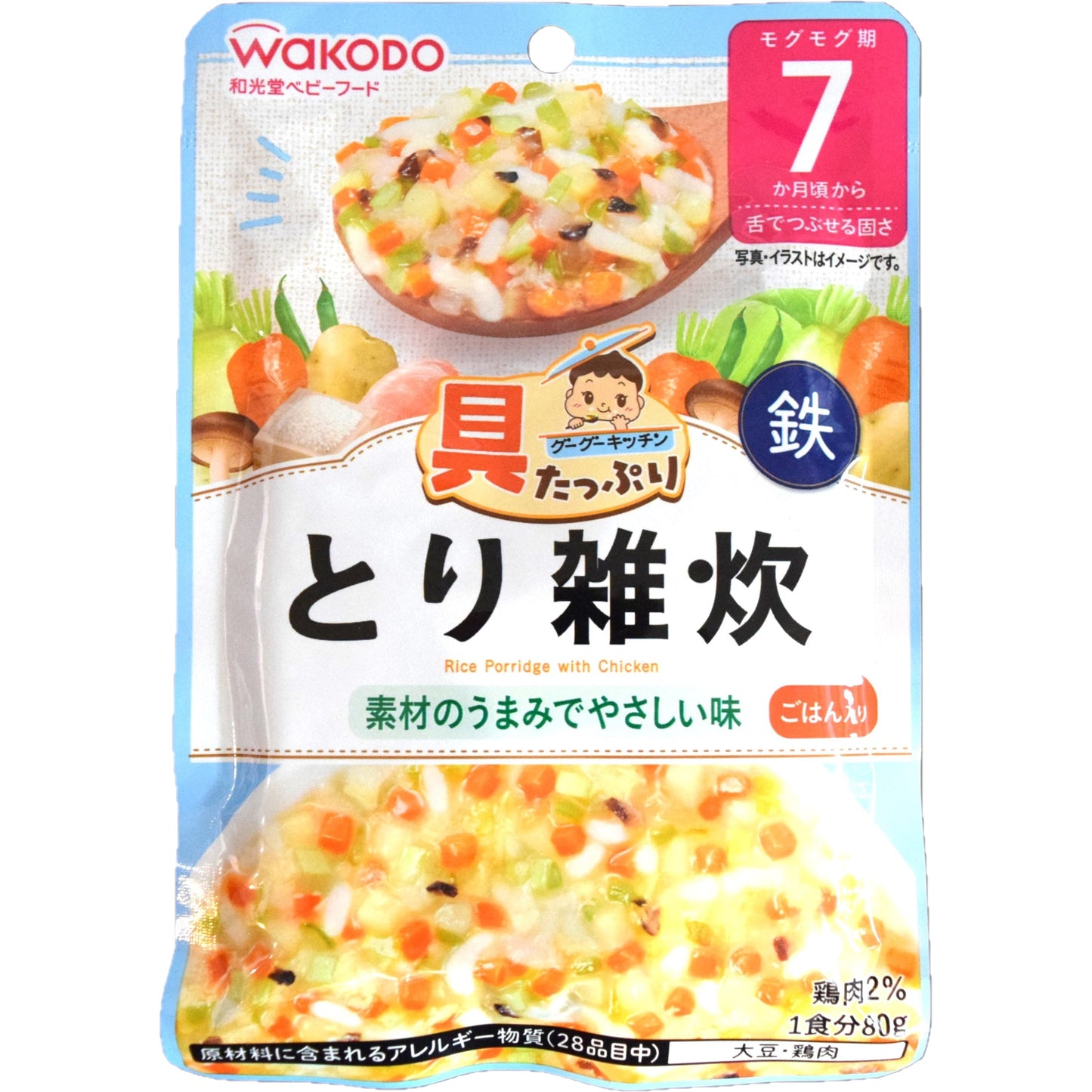 具たっぷりグーグーキッチン とり雑炊 80g