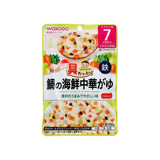 具たっぷりグーグーキッチン 鯛の海鮮中華がゆ 80g