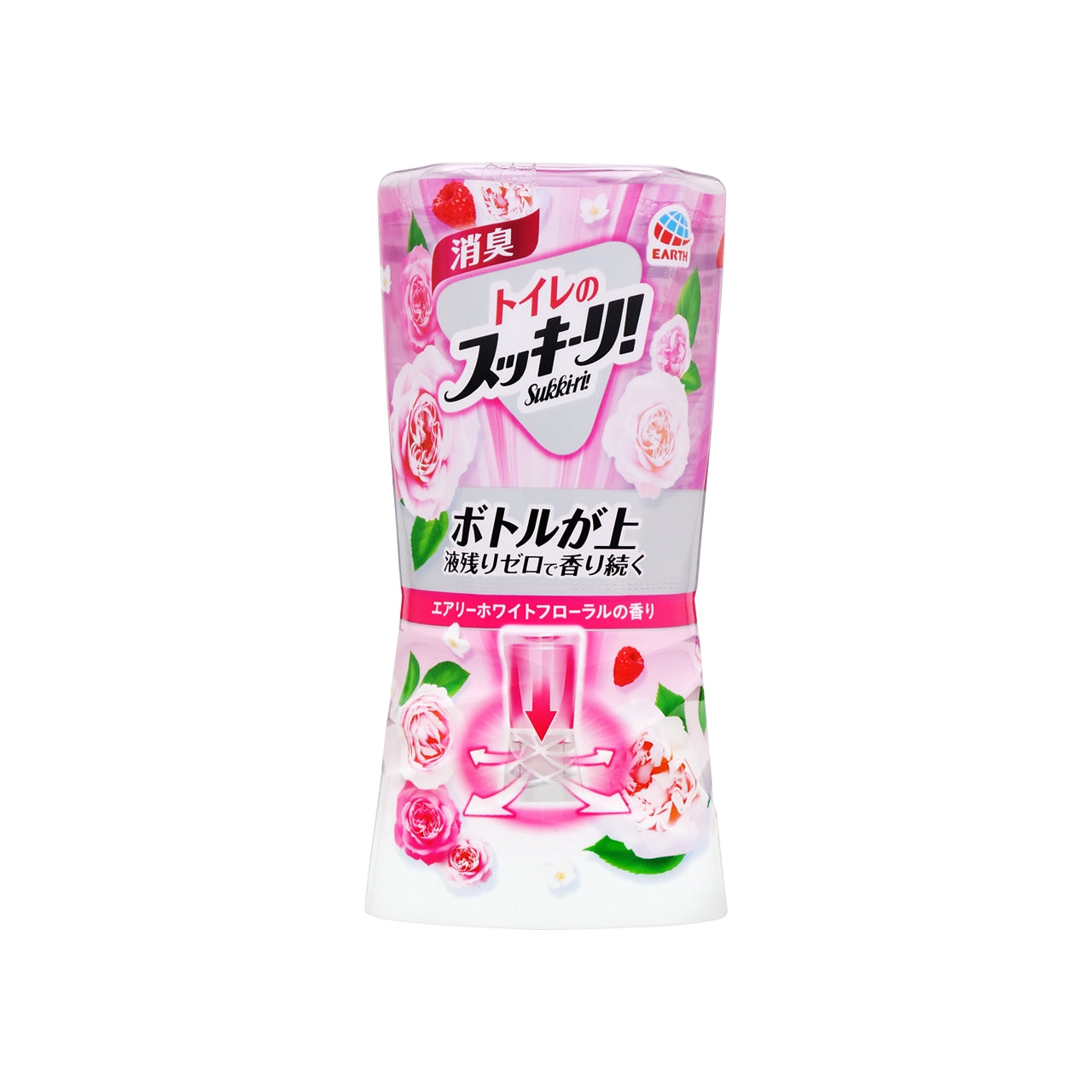 トイレのスッキーリホワイトフローラル ４００ｍｌ