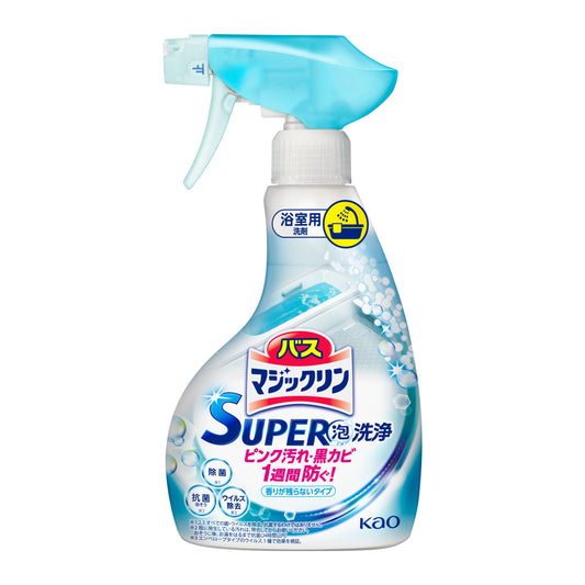 バスマジックリン SUPER泡洗浄 香りが残らないタイプ 本体