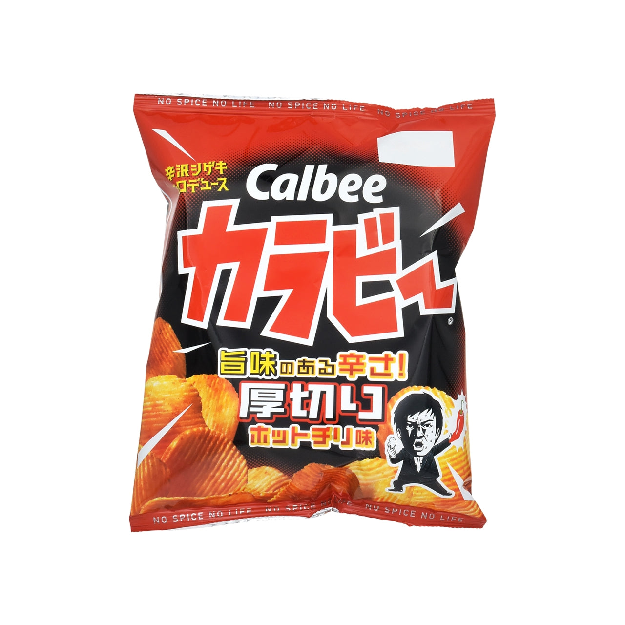 カラビー厚切りホットチリ味